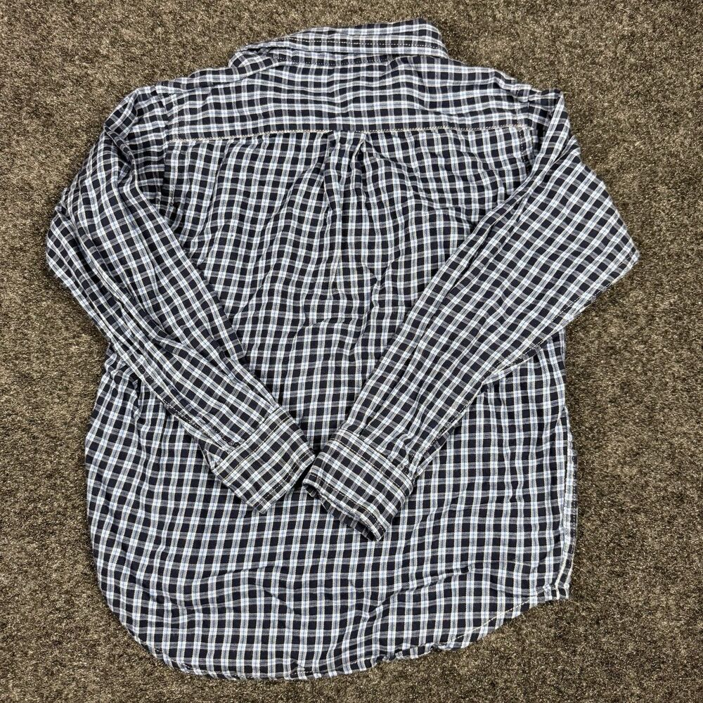 Polo Ralph Lauren Long Sleeve Button-Up Shirt Size 5/5T Blue White Checked Plaid - Picture 7 of 7